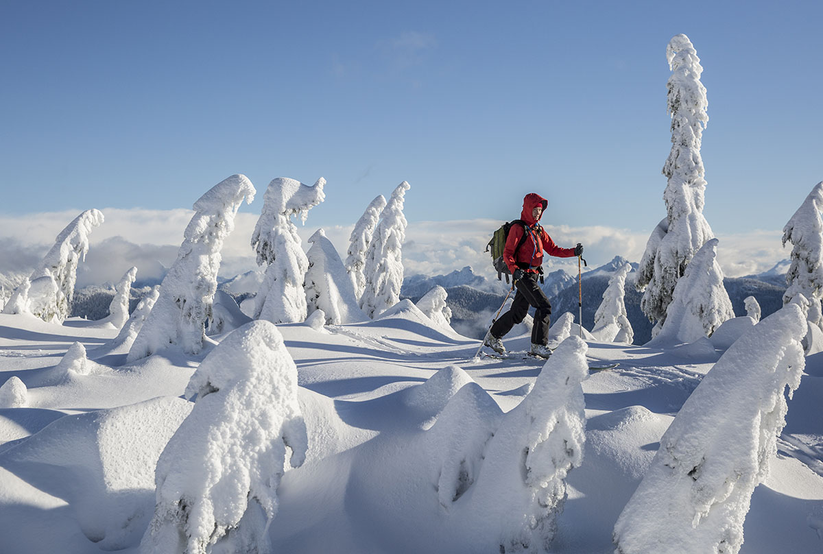 Ski jacket (backcountry use)